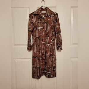 Vintage Bleeker Street Polyester Dress